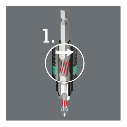 Wera Bit BiTorsion 1/4" DIN 3126 C6,3 T15x25mm