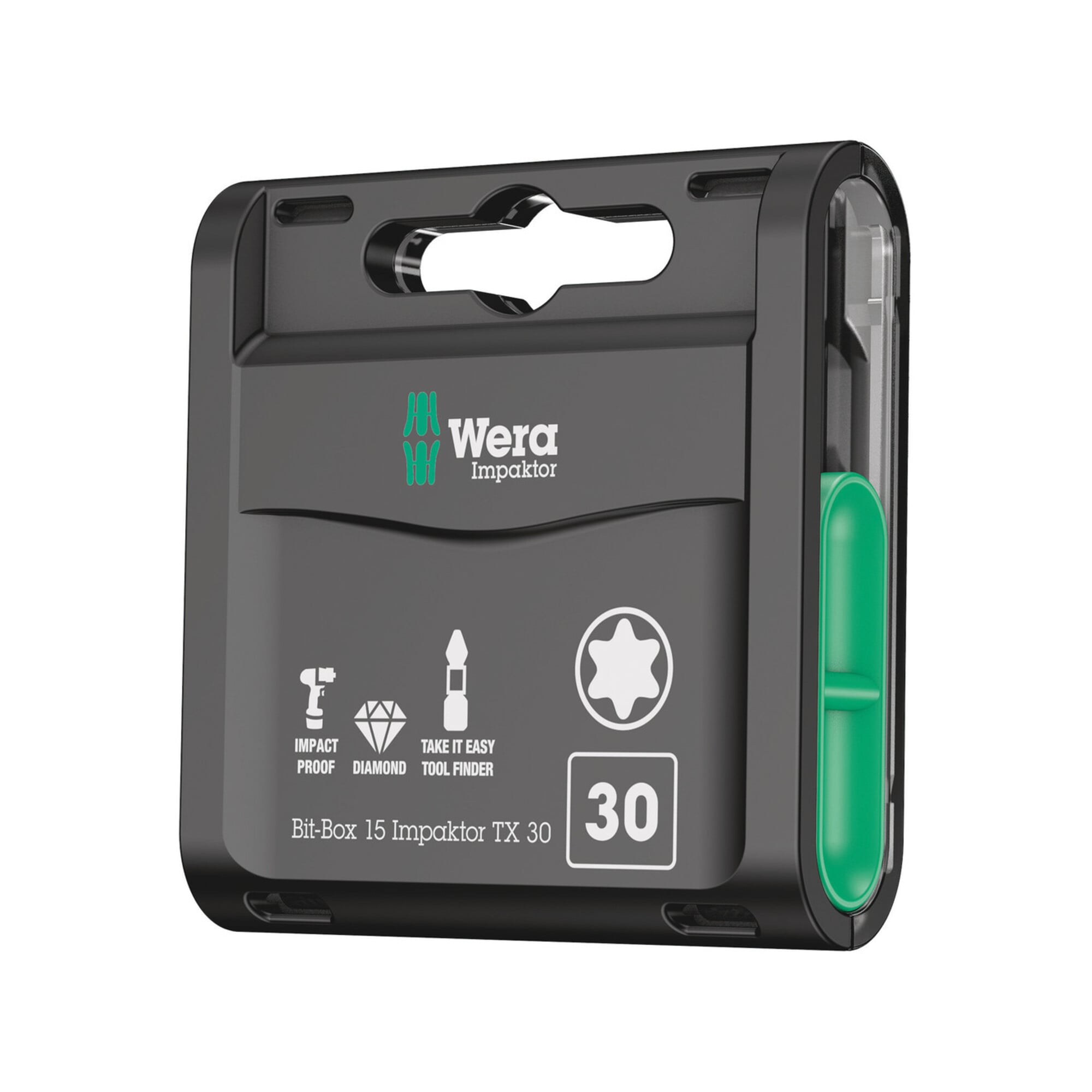 Wera Bit-Box Impaktor TX30 x 25 mm Bit-Sortiment für Schlagschrauber geeignet, 5057776001