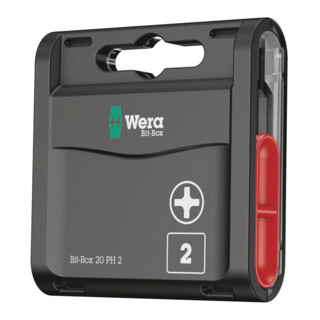 Wera Bit-Box 20 PH, PH 2 x 25 mm, 20-teilig