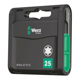 Wera Bit-Sortiment, Bit-Box 20 TX 20-teilig