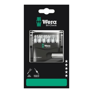 Wera Bit-Check 12 Metal 1 SB, 12-teilig