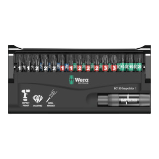Wera Bit-Check 30 Impaktor 1, 30-teilig