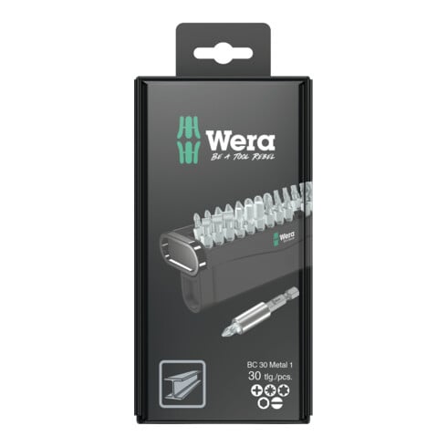 Wera Bit-Check 30 Metal 1 SB, 30-delig