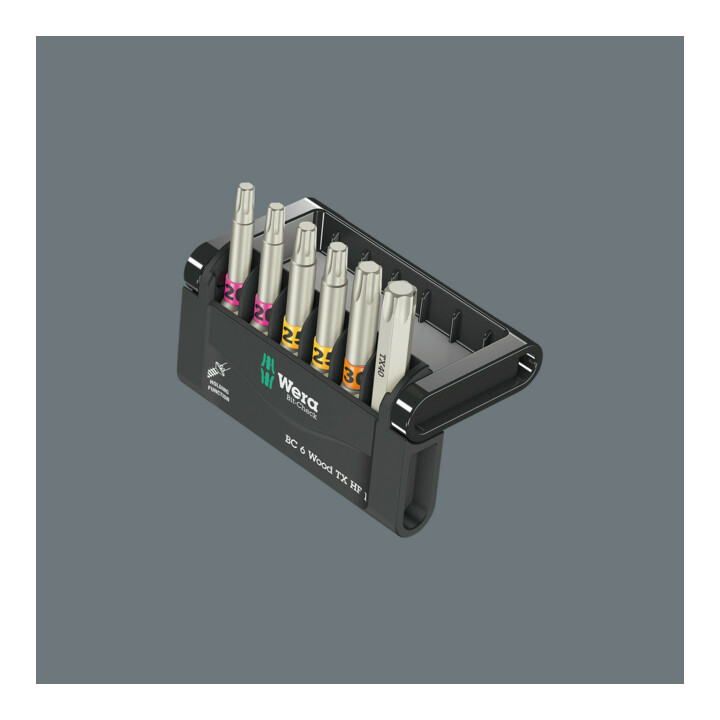 Wera Bit-Check 6 Wood TX HF 1, 6 pièces