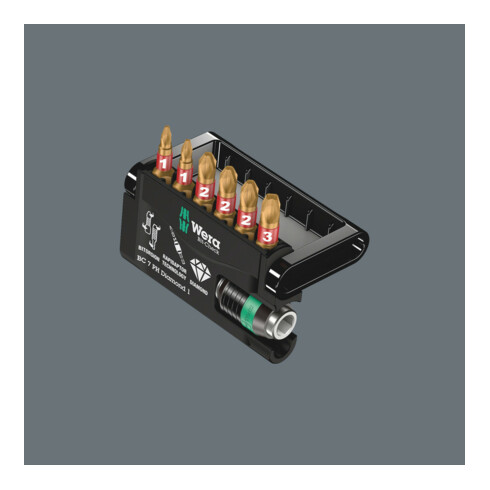 Wera Bit-Check 7 PH Diamond 1, 7-teilig