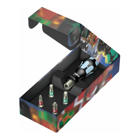 Wera Bit-Handhalter mit Bit-Aufnahme 3813/5 Christmas Edition 2021, 5-teilig