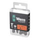 WERA Bit Impaktor per Phillips, 1/4" E 6,3 Set con 5pz., Dim. dell'impronta a croce: 2-1