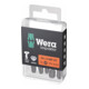 WERA Bit Impaktor per Phillips, 1/4" E 6,3 Set con 5pz., Dim. dell'impronta a croce: 3-1