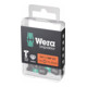 WERA Bit Impaktor per viti TX, 1/4" C 6,3 Set con 10pz., Impronta TX: TX25-1