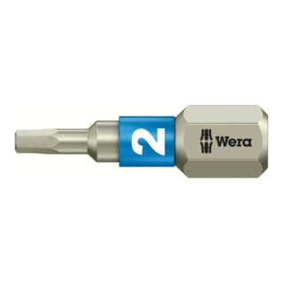 Wera Bit rostfrei 1/4" DIN 3126 C6,3 Innensechskant 2x25mm