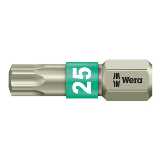 Wera Bit rostfrei 1/4" DIN 3126 C6,3 T25x25mm