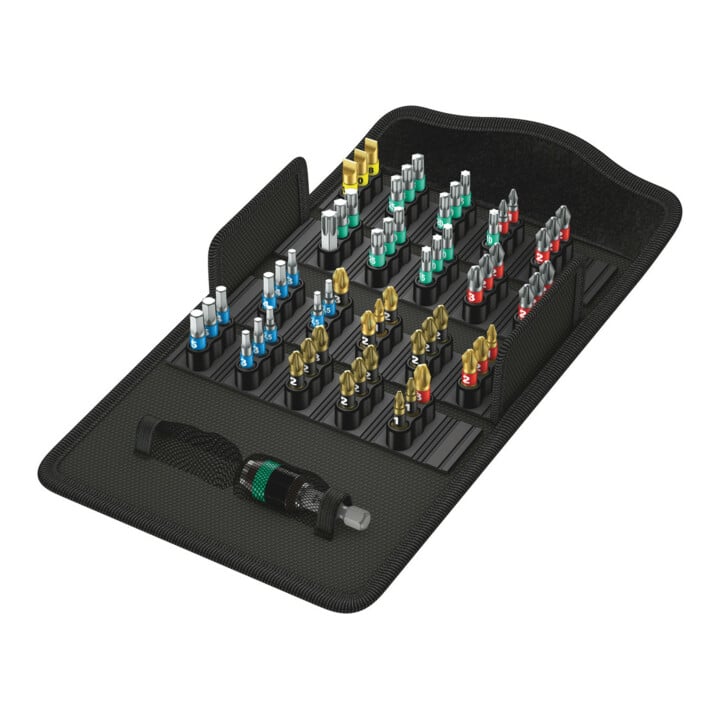 Wera Bit-Sortiment, Bit-Safe Classic 9, 61-teilig