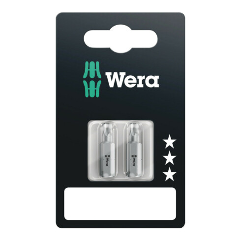 Wera Bit TORX 25 (867/1 Z SB), Länge 25mm, 1/4", 2 Stück