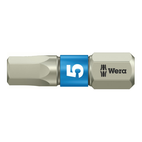 Wera zeskant bit, 1/4 inch Hex-Plus-profiel edelstaal