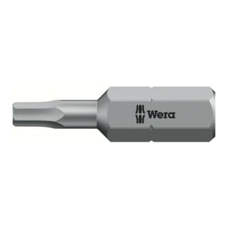 Wera Bit zähhart 1/4" DIN 3126 C6,3 Innensechskant 3x25mm