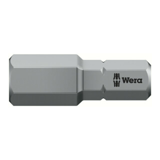 Wera Bit zähhart 1/4" DIN 3126 C6,3 Innensechskant 8x25mm