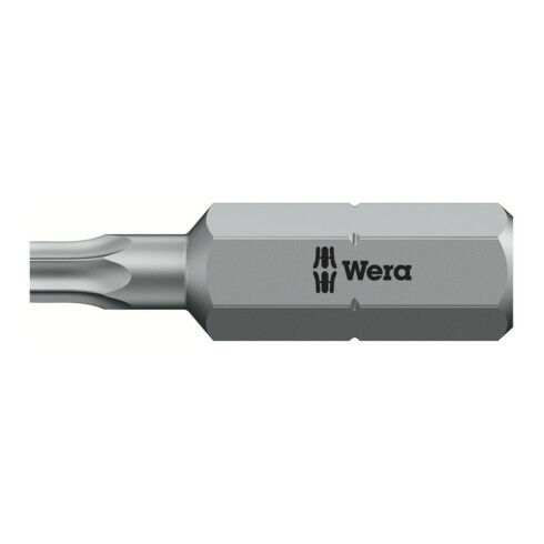 Wera Bit zähhart 1/4" DIN 3126 C6,3 T10x25mm mit Bohrung