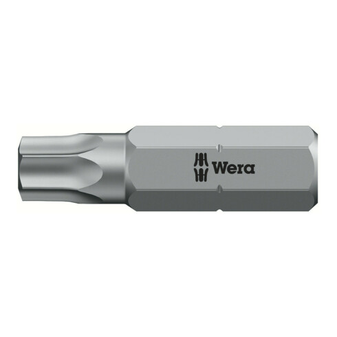 Wera Bit zähhart 1/4" DIN 3126 C6,3 T30x25mm mit Bohrung