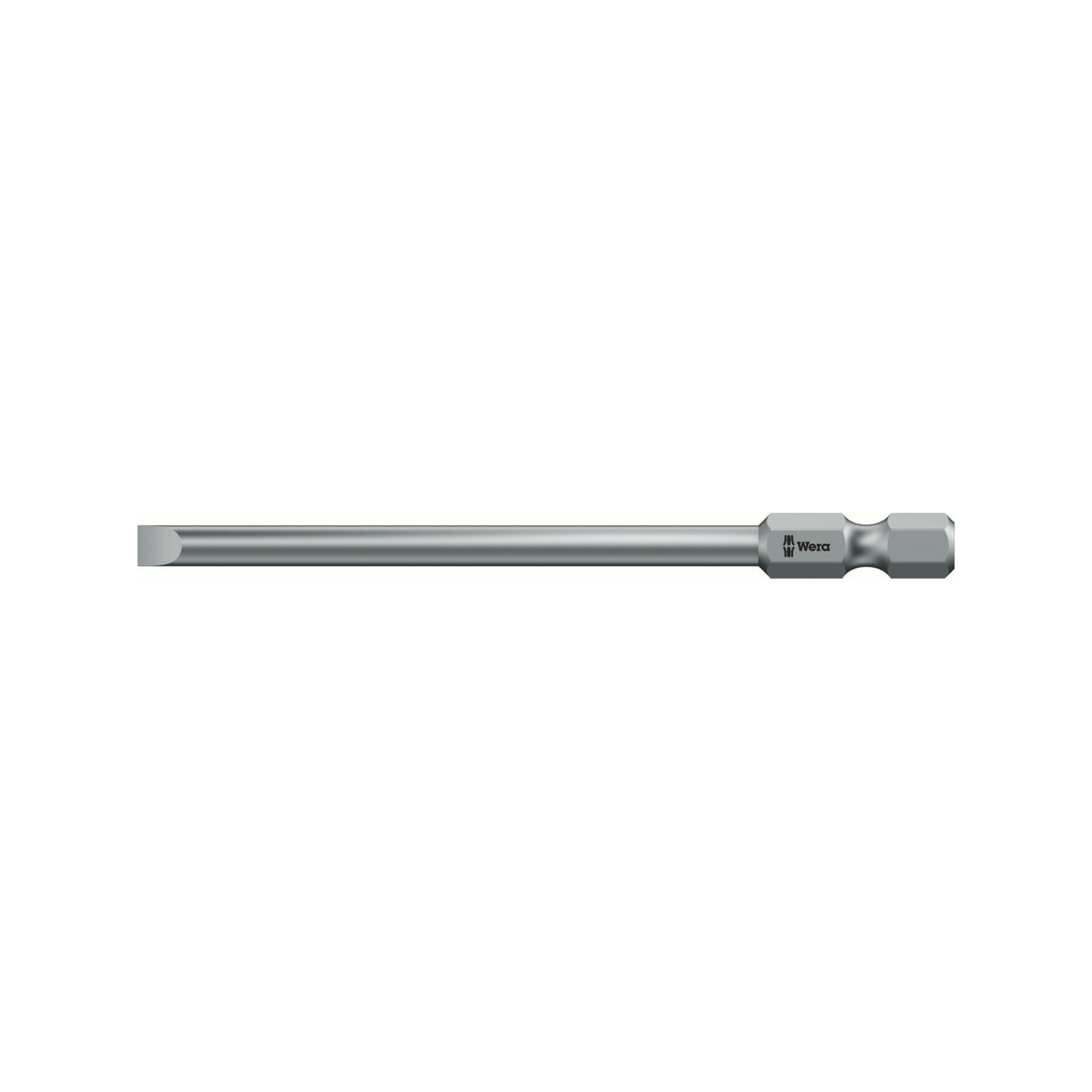 Wera Bit zähhart 1/4" DIN 3126 E6,3 Schlitz 4x0,8x50mm