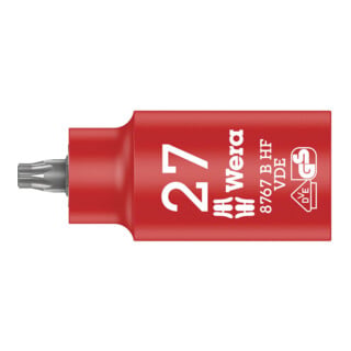 Wera Bitnuss TX Zyklop 8767 B VDE HF 3/8 Zoll-Antrieb, mit Haltefunktion TX