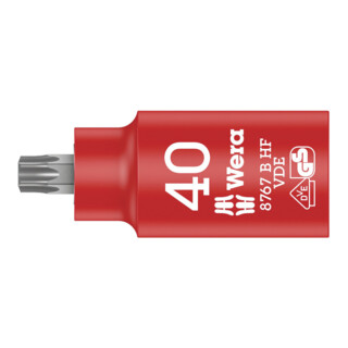 Wera Bitnuss TX Zyklop 8767 B VDE HF 3/8 Zoll-Antrieb, mit Haltefunktion TX