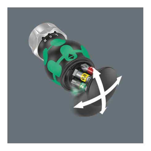 Wera Bits-Handhalter Kraftform Kompakt Stubby Magazin RA 1