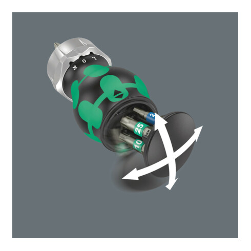 Wera Bits-Handhalter Kraftform Kompakt Stubby Magazin RA 2