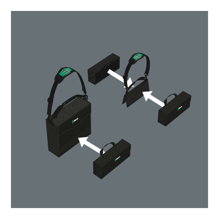 WERA Boîte à outils Wera2go 3, Type : 1
