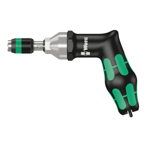 Wera Cacciavite dinamometrico regolabile con impugnatura a pistola, Serie 7400 Kraftform (3,0-8,8 Nm) con mandrino con cambio rapido Rapidaptor, codice art. 7442x3,0-6,0 N m