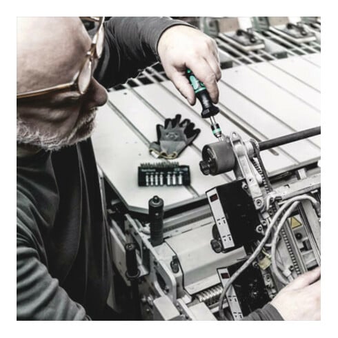 Wera Cacciavite dinamometrico regolabile Serie 7400 Kraftform con mandrino a cambio rapido Rapidaptor