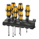 Wera Cacciaviti 932/918/6 Kraftform: cacciavite a scalpello + rack, 6pz.-1