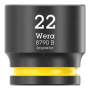 Wera Chiave a bussola 8790 B Impaktor, attacco da 3/8", 22x32mm