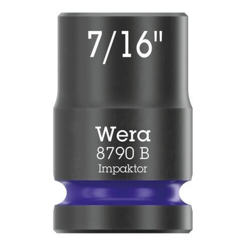 Wera Chiave a bussola 8790 B Impaktor, attacco da 3/8", 7/16"x30mm