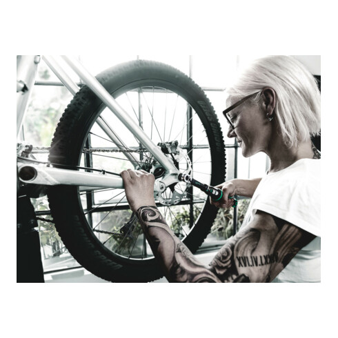 Wera Chiave dinamometrica con cricchetto reversibile Click-Torque A 6, 1/4"x2,5-25 N m