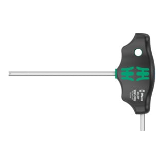 WERA Clé 6 pans, avec poignée en T, Hexagonal : 4mm