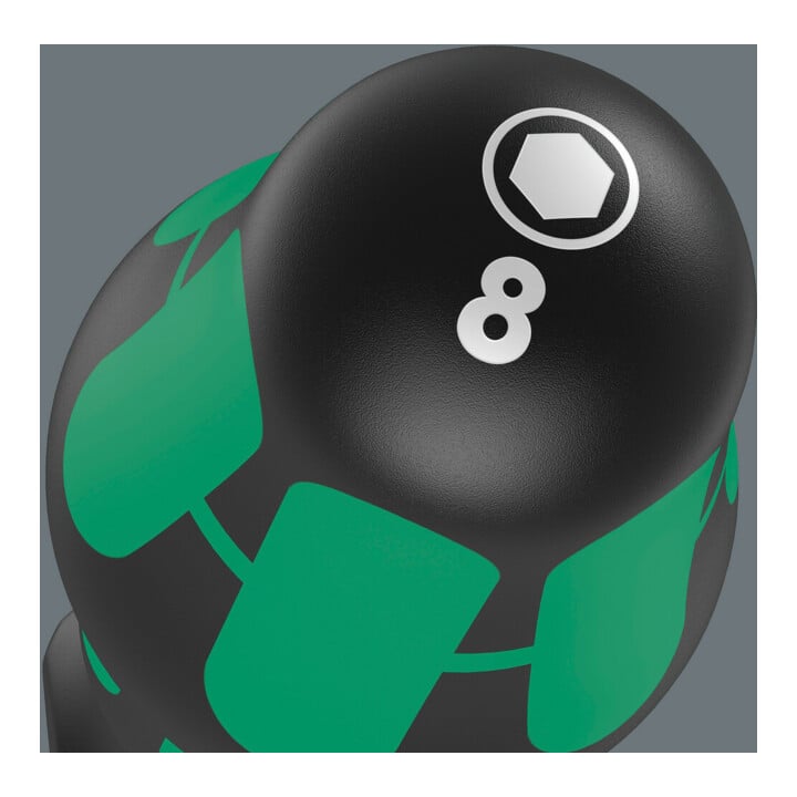 WERA Clé à douilles à tige creuse avec manche Kraftform 5,5 mm