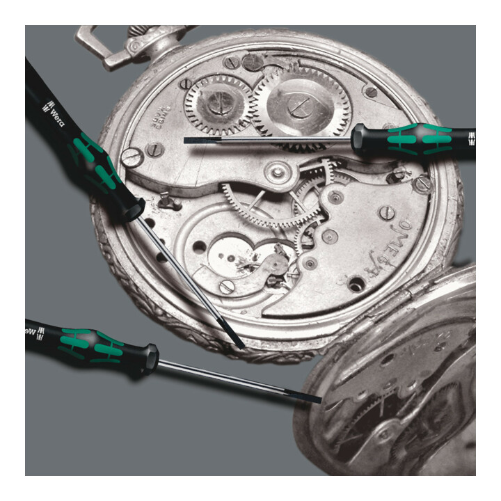 WERA Clé à douilles avec manche de précision Kraftform Micro 2,5 mm