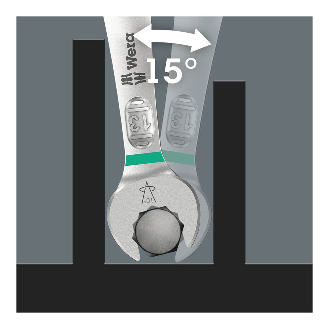 WERA Clés mixtes, Ouverture: 32 mm