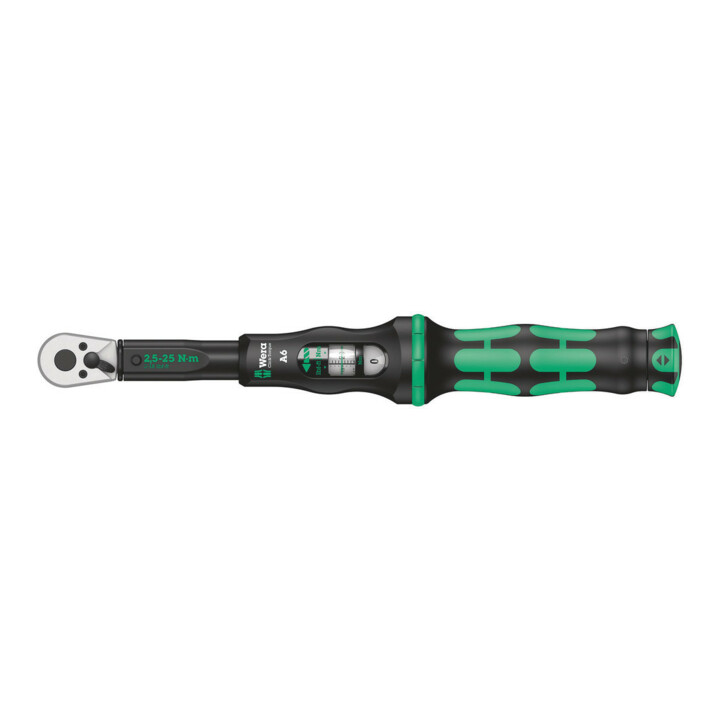 Wera Click-Torque A 6 draaimomentsleutel met omschakelratel, 2,5-25 Nm