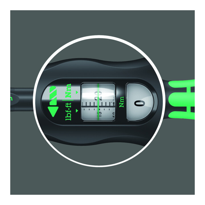 Wera Click-Torque C 2 Drehmomentschlüssel mit Umschaltknarre, 1/2" x 20-100 N m