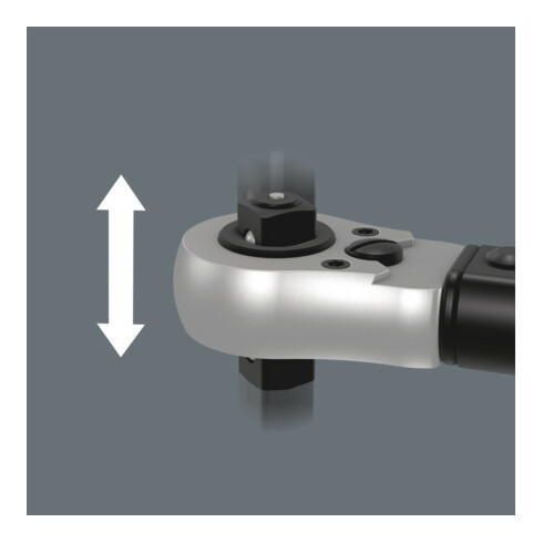 Wera Click-Torque C 2 Push R/L instelbare draaimomentsleutel voor rechtsom en linksom vastdraaien, 20-100 Nm