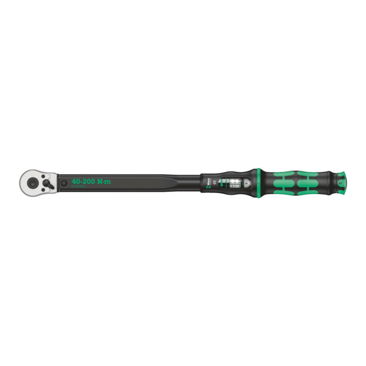 Wera Click-Torque C 3 Drehmomentschlüssel mit Umschaltknarre, 1/2 Zoll x 40 - 200 Nm