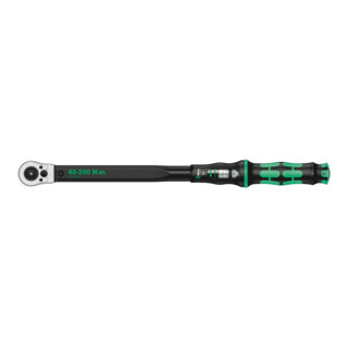 Wera Click-Torque C 3 Push R/L instelbare draaimomentsleutel voor rechtsom en linksom vastdraaien, 40-200 Nm
