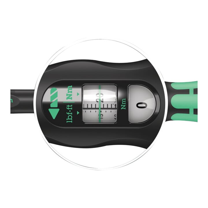 Wera Click-Torque E 1 Drehmomentschlüssel mit Umschaltknarre, 3/4" x 200-1000 N m