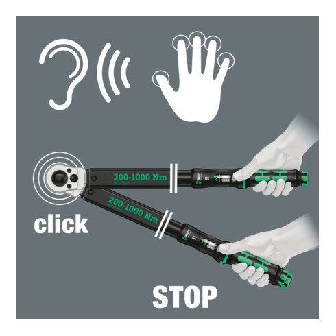 Wera Click-Torque E 1 R/L