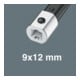 Wera Click-Torque XP 3 Voreingestellter, einstellbarer Drehmomentschlüssel für Einsteckwerkzeuge, 9x12 x 15,0 N m x 15-100 N m