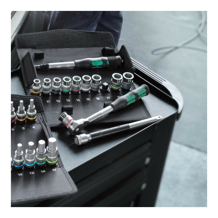 WERA Cliquet de précision, 1/2″ avec éjecteur, rallonge 290 mm