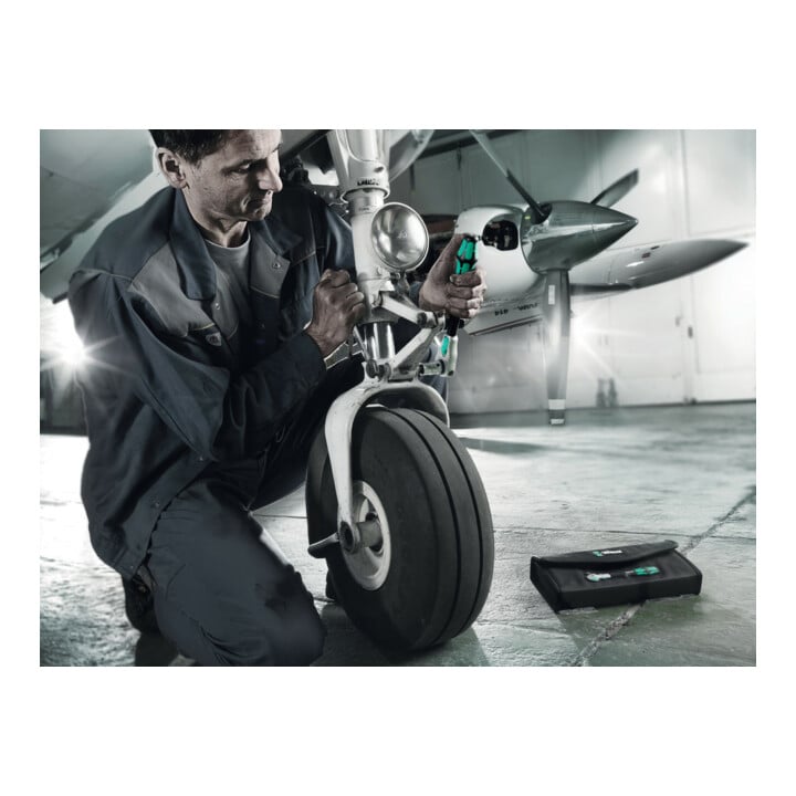 WERA Cliquet de précision “Zyklop Speed” réversible, 3/8″ avec tête orientable et éjecteur