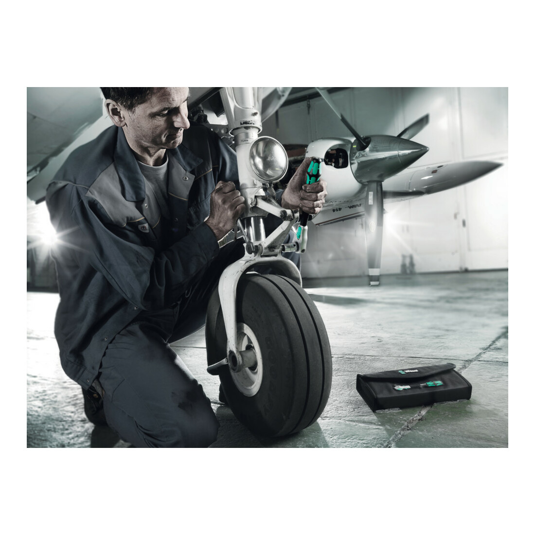 Cliquet pivotant et en U Zyklop Speed 1/2 pouce No.Z.72 L.277mm 2K-handle WERA