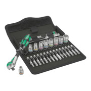 Wera Cricchetto in set 8100 SA 9 Zyklop Speed, attacco 1/4", in pollici, 28pz.-1